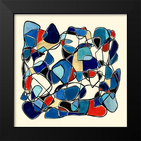 Scopic I Black Modern Wood Framed Art Print by Guthrie, Jenna
