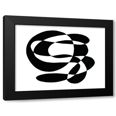 Tenuous III Black Modern Wood Framed Art Print with Double Matting by Stramel, Renee W.