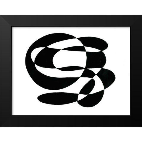 Tenuous III Black Modern Wood Framed Art Print by Stramel, Renee W.