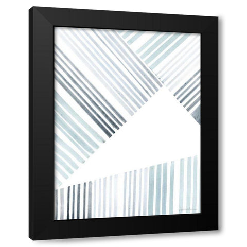 Manifold I Black Modern Wood Framed Art Print by Lam, Vanna