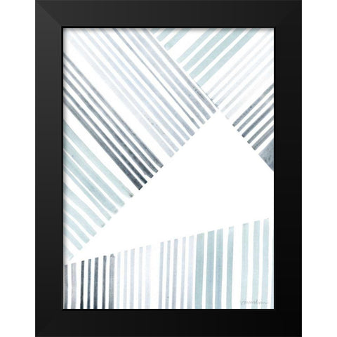 Manifold I Black Modern Wood Framed Art Print by Lam, Vanna
