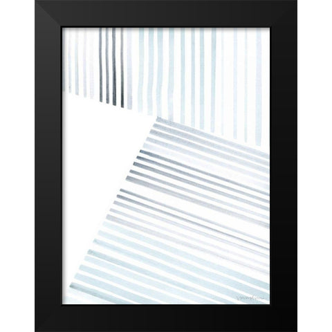 Manifold II Black Modern Wood Framed Art Print by Lam, Vanna