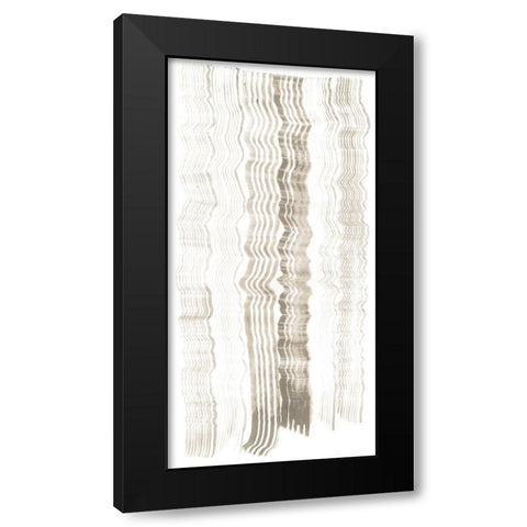 Accordian Shift I Black Modern Wood Framed Art Print with Double Matting by Lam, Vanna