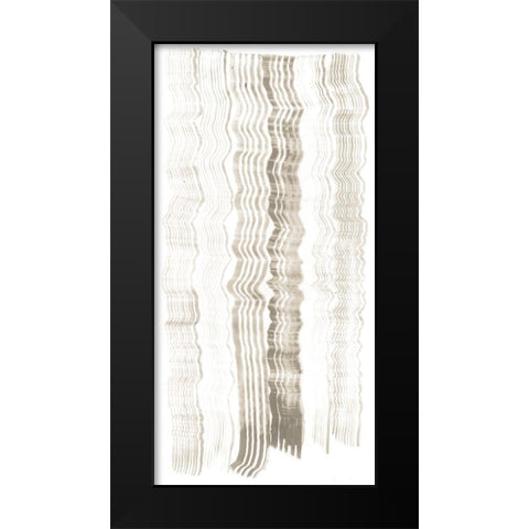 Accordian Shift I Black Modern Wood Framed Art Print by Lam, Vanna