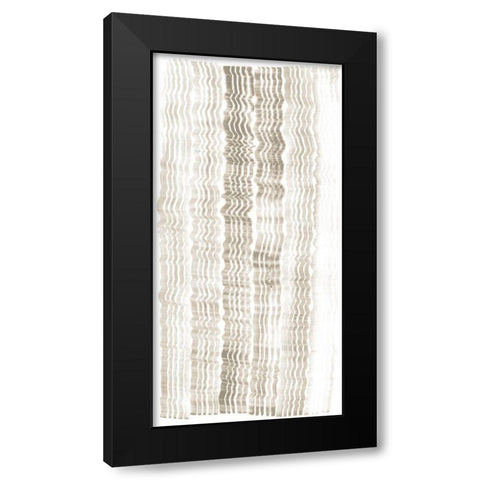 Accordian Shift II Black Modern Wood Framed Art Print by Lam, Vanna
