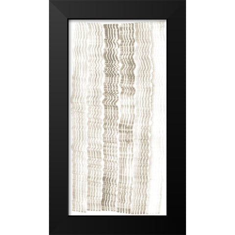 Accordian Shift II Black Modern Wood Framed Art Print by Lam, Vanna