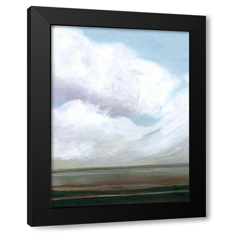 Emerald Plains I Black Modern Wood Framed Art Print by Popp, Grace