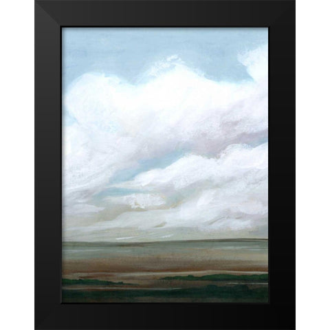 Emerald Plains II Black Modern Wood Framed Art Print by Popp, Grace