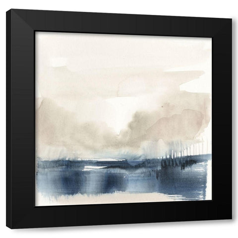 Fog on the Horizon II Black Modern Wood Framed Art Print with Double Matting by Goldberger, Jennifer