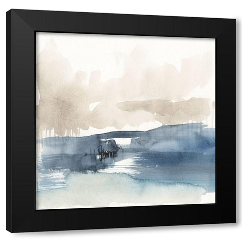 Fog on the Horizon IV Black Modern Wood Framed Art Print with Double Matting by Goldberger, Jennifer