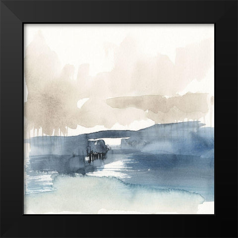 Fog on the Horizon IV Black Modern Wood Framed Art Print by Goldberger, Jennifer