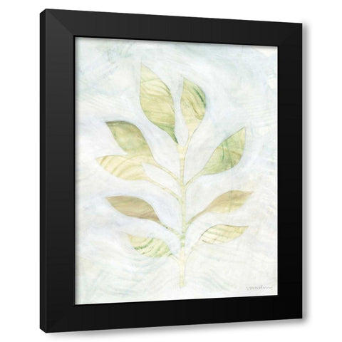 Breezy Fronds I Black Modern Wood Framed Art Print by Lam, Vanna