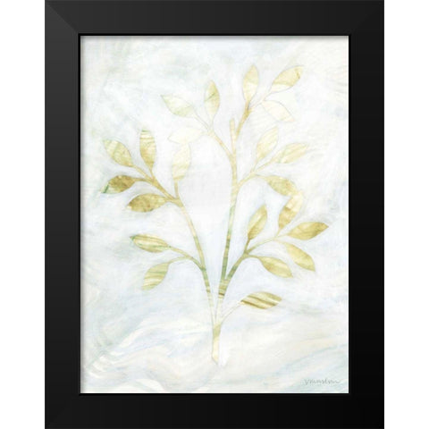 Breezy Fronds II Black Modern Wood Framed Art Print by Lam, Vanna