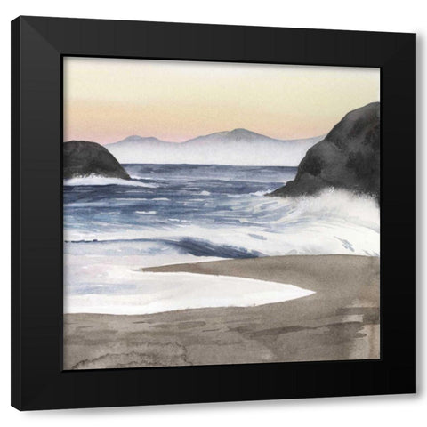 Breaking Point II Black Modern Wood Framed Art Print by Popp, Grace