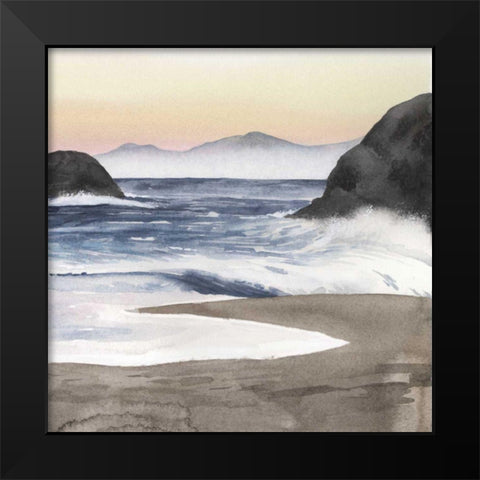 Breaking Point II Black Modern Wood Framed Art Print by Popp, Grace