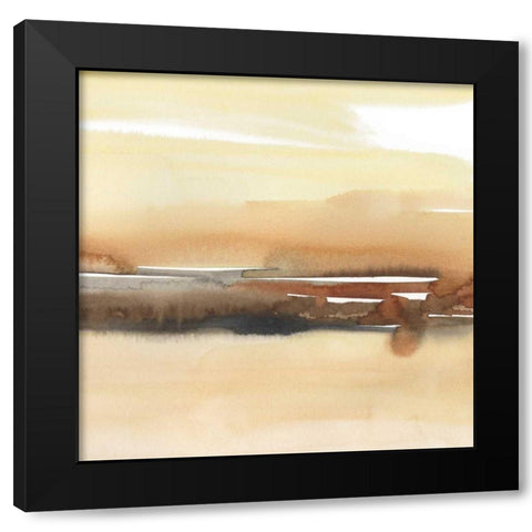Ocaso II Black Modern Wood Framed Art Print with Double Matting by Popp, Grace