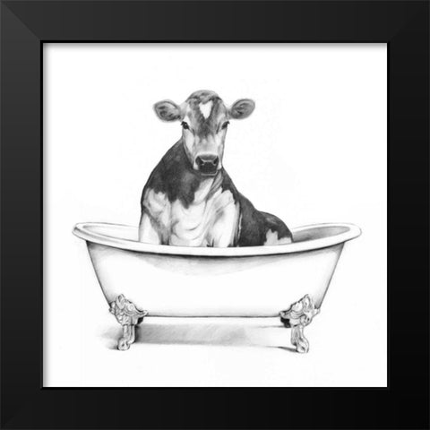 Clawfoot Critter II Black Modern Wood Framed Art Print by Borges, Victoria