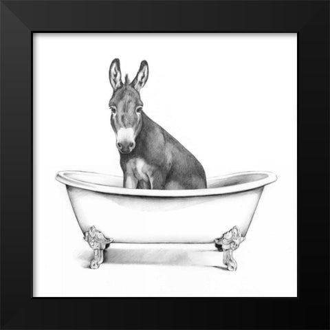 Clawfoot Critter IV Black Modern Wood Framed Art Print by Borges, Victoria