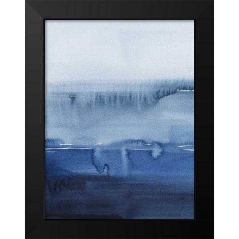 La Mar Azul II Black Modern Wood Framed Art Print by Popp, Grace