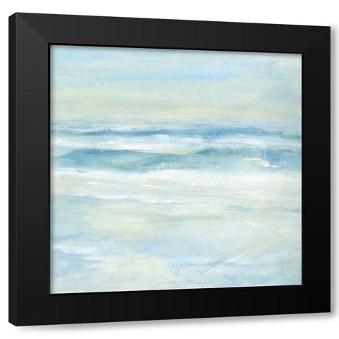 Calming Seas I Black Modern Wood Framed Art Print with Double Matting by Warren, Annie