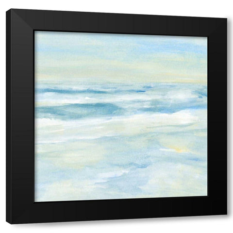 Calming Seas II Black Modern Wood Framed Art Print by Warren, Annie