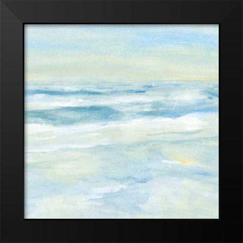 Calming Seas II Black Modern Wood Framed Art Print by Warren, Annie