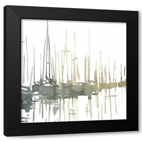 Early Morning Wharf II Black Modern Wood Framed Art Print by Caroline, Emma