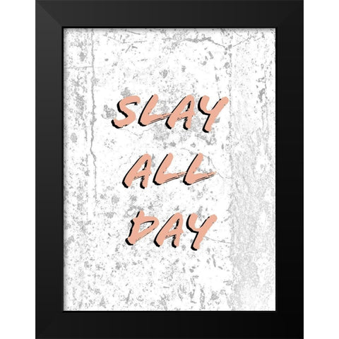 Hustlers II Black Modern Wood Framed Art Print by Fagalde, Jarman