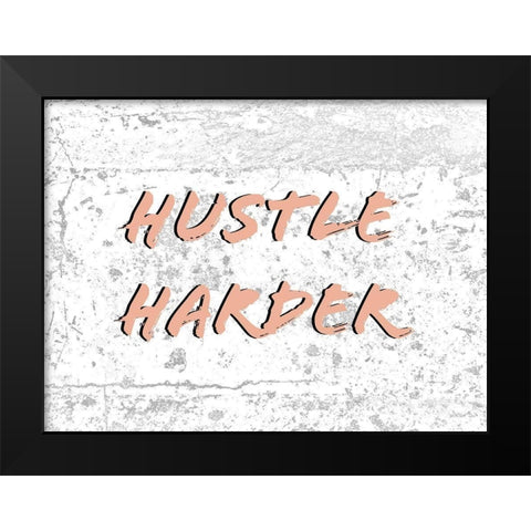 Hustlers III Black Modern Wood Framed Art Print by Fagalde, Jarman