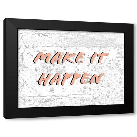 Hustlers IV Black Modern Wood Framed Art Print by Fagalde, Jarman