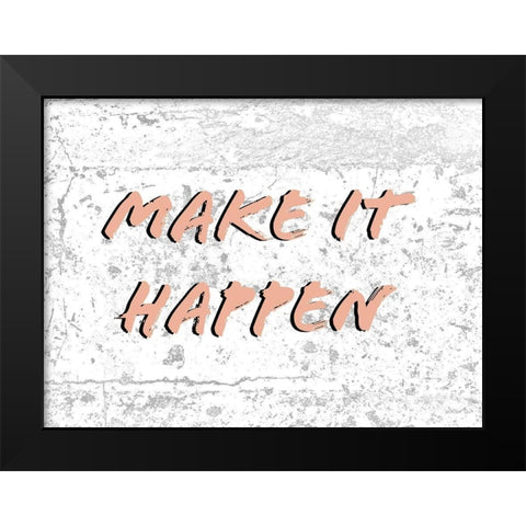 Hustlers IV Black Modern Wood Framed Art Print by Fagalde, Jarman