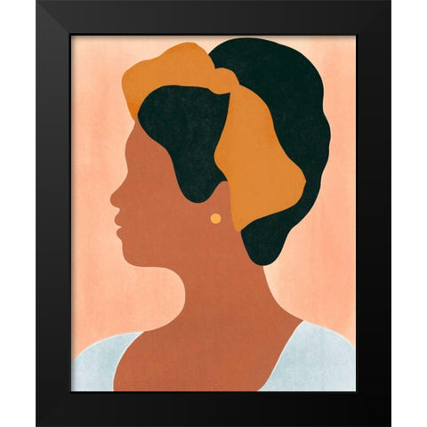 Hang Loose I Black Modern Wood Framed Art Print by Warren, Annie