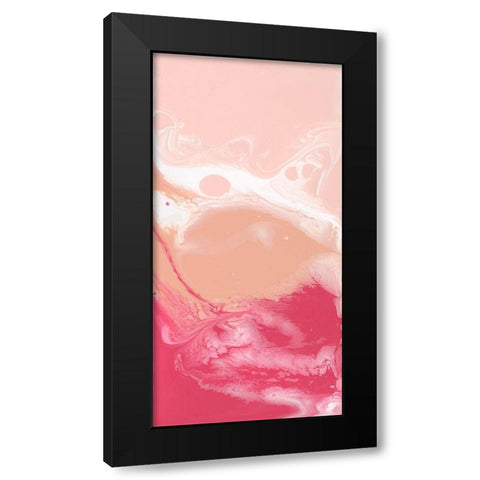 Bubble Flux I Black Modern Wood Framed Art Print by Studio W