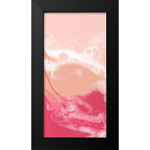 Bubble Flux I Black Modern Wood Framed Art Print by Studio W