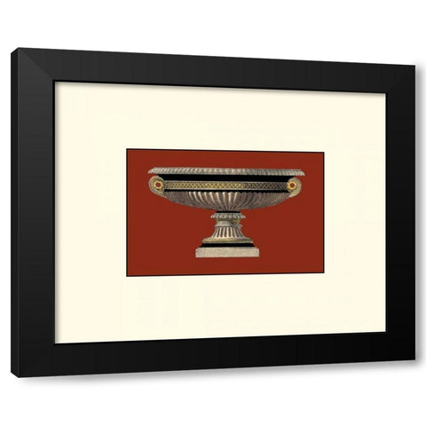 Small Antique Vase I Black Modern Wood Framed Art Print by Antonini, Da Carlo