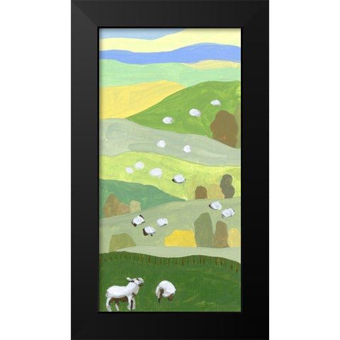 Mountain Sheep I Black Modern Wood Framed Art Print by Wang, Melissa