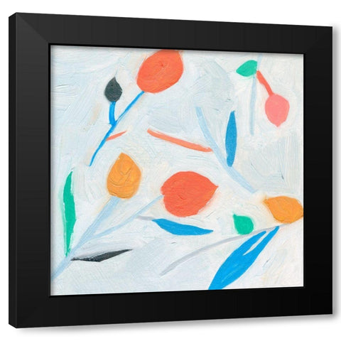 Ripening I Black Modern Wood Framed Art Print with Double Matting by Wang, Melissa