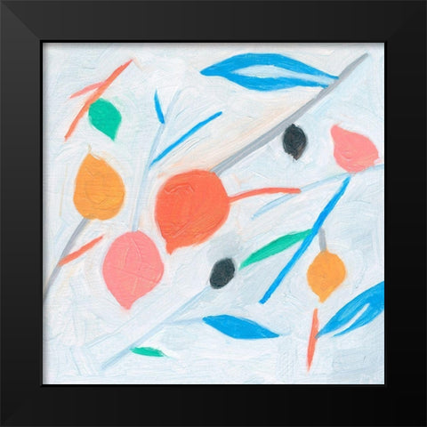 Ripening II Black Modern Wood Framed Art Print by Wang, Melissa