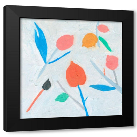 Ripening III Black Modern Wood Framed Art Print with Double Matting by Wang, Melissa
