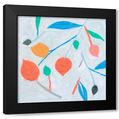 Ripening IV Black Modern Wood Framed Art Print with Double Matting by Wang, Melissa