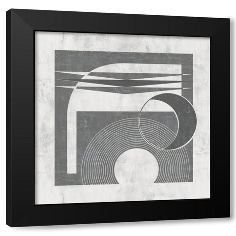 Day and Night I Black Modern Wood Framed Art Print by Wang, Melissa