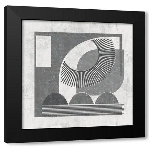 Day and Night IV Black Modern Wood Framed Art Print with Double Matting by Wang, Melissa