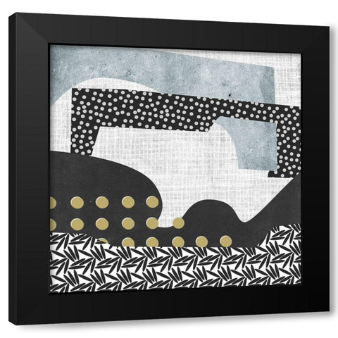 Winter Mood II Black Modern Wood Framed Art Print with Double Matting by Wang, Melissa