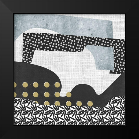 Winter Mood II Black Modern Wood Framed Art Print by Wang, Melissa