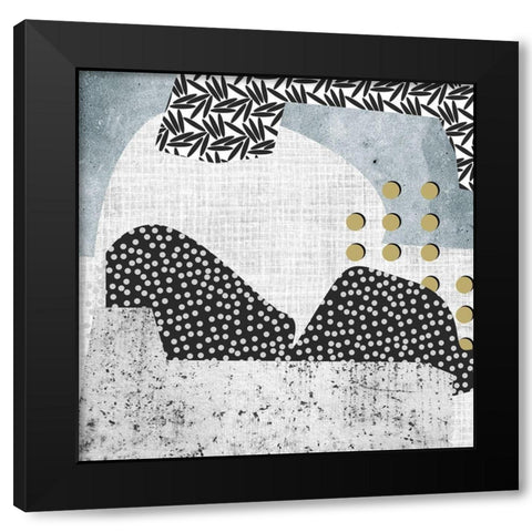 Winter Mood III Black Modern Wood Framed Art Print with Double Matting by Wang, Melissa