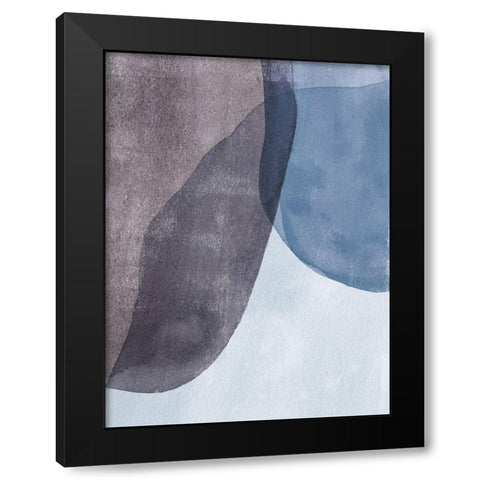 Quake I Black Modern Wood Framed Art Print by Caroline, Emma