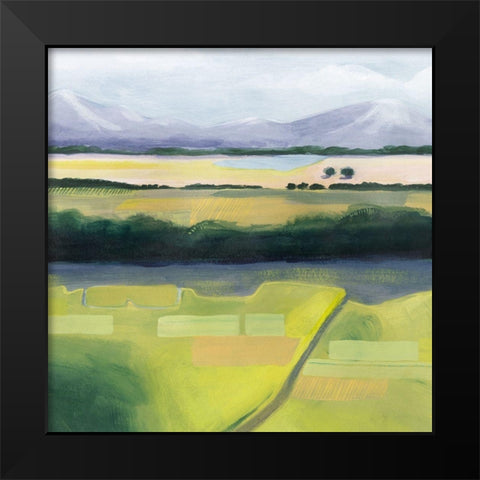 Viridian Venture I Black Modern Wood Framed Art Print by Popp, Grace