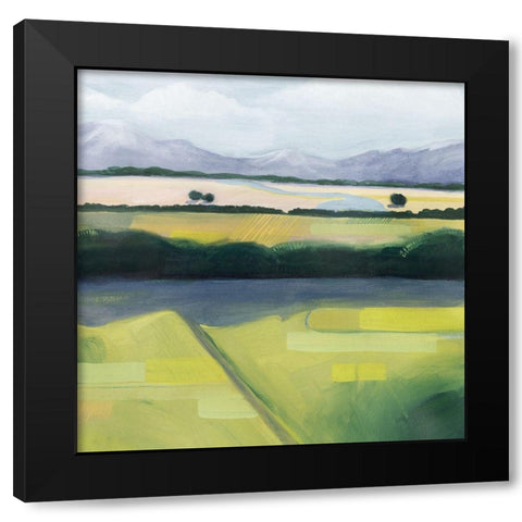 Viridian Venture II Black Modern Wood Framed Art Print by Popp, Grace