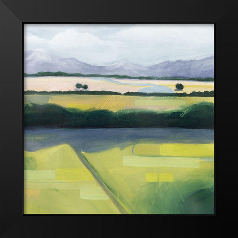 Viridian Venture II Black Modern Wood Framed Art Print by Popp, Grace