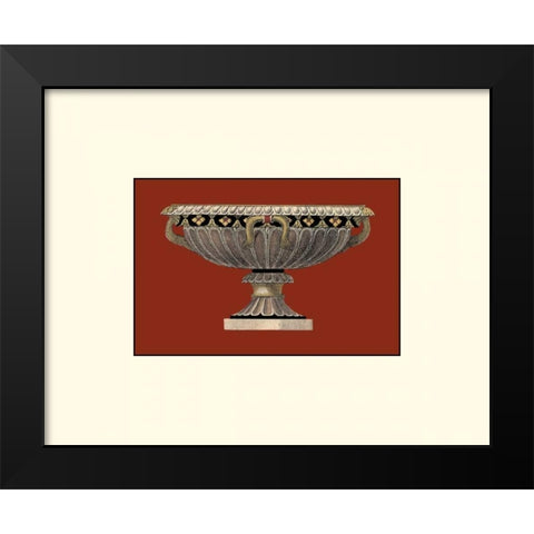 Small Antique Vase II Black Modern Wood Framed Art Print by Antonini, Da Carlo